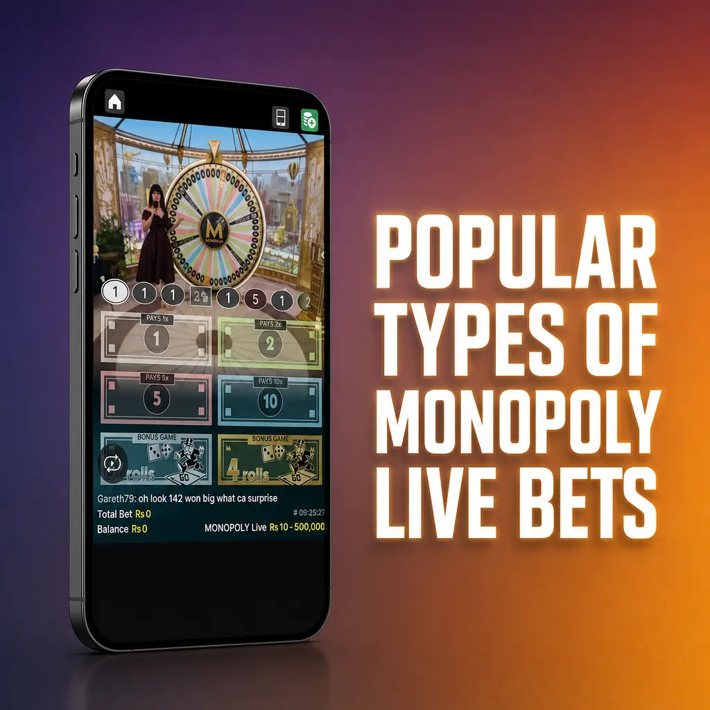 Monopoly Live wheel showing number and bonus segments
